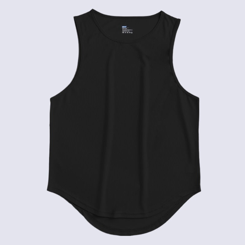 Summer Marathon Quick Dried Sports Tank Top Mens Sleeveless Canister Running Training Basketball Loose Fit Tank Top - E-Esther Clothing Store