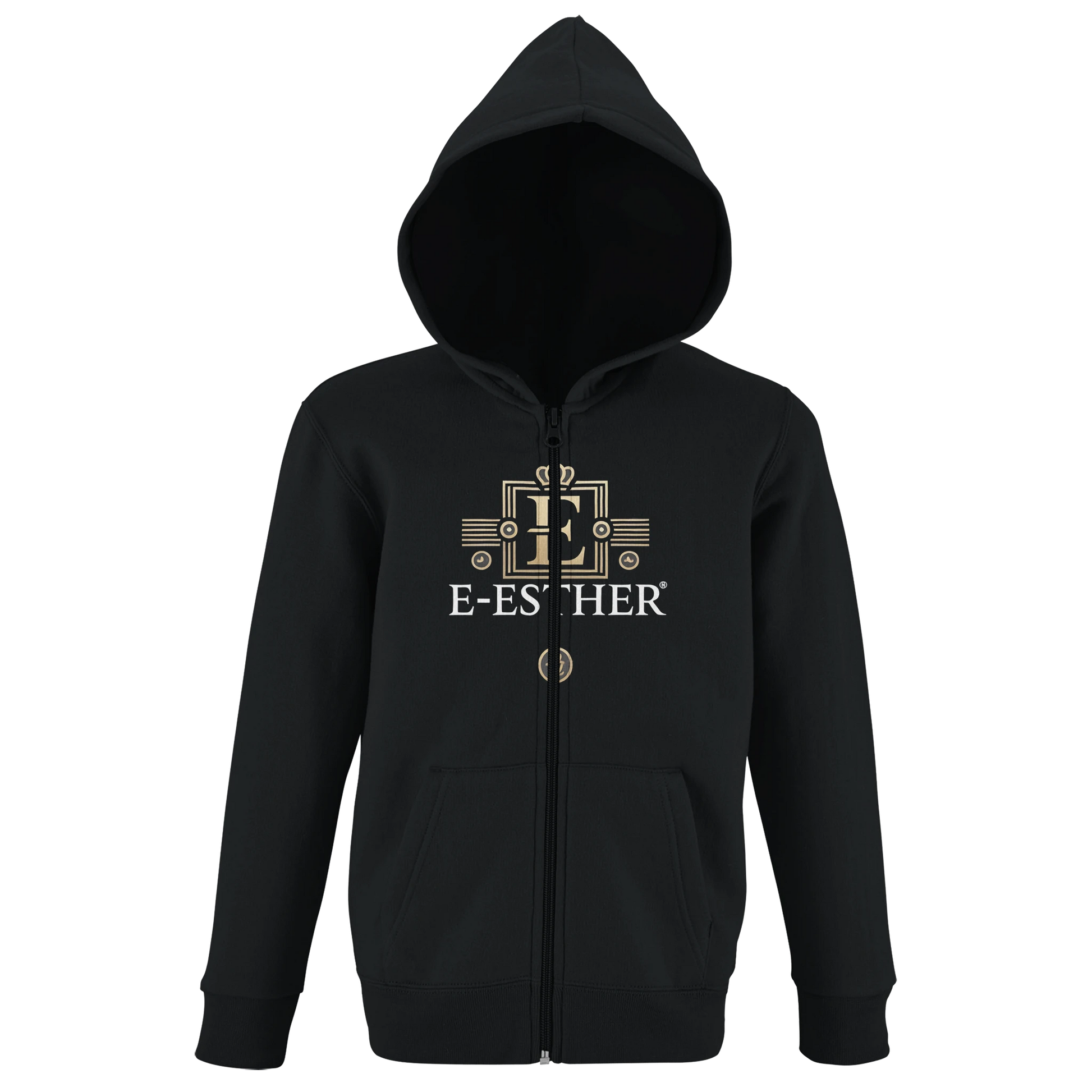 Kids Zip Hoodie with Kangaroo Pockets | SOL'S Stone Kids 02092 - E-Esther Clothing Store
