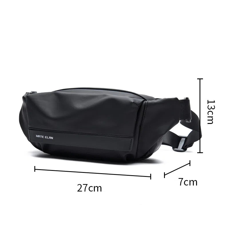 Chest bag men's small shoulder bag multifunctional trendy crossbody bag commuter mailman shoulder bag waist bag backpack - E-Esther Clothing Store