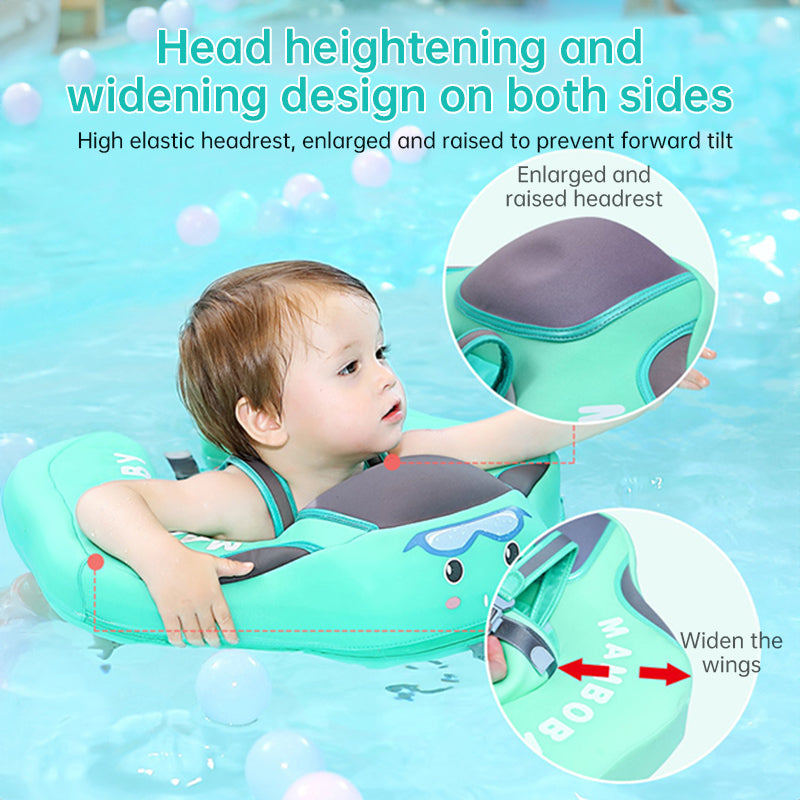 Mambobaby Non - inflatable Baby Swim Float, Foot Cushion, Seat, Fun Swimming Toys, Gift for Boys and Girls - E-Esther Clothing Store