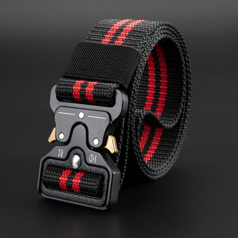 Cobra Tactical Belt Mens Outdoor Nylon Buckle Belt Student Military Training Cargo Pants Belt - E-Esther Clothing Store
