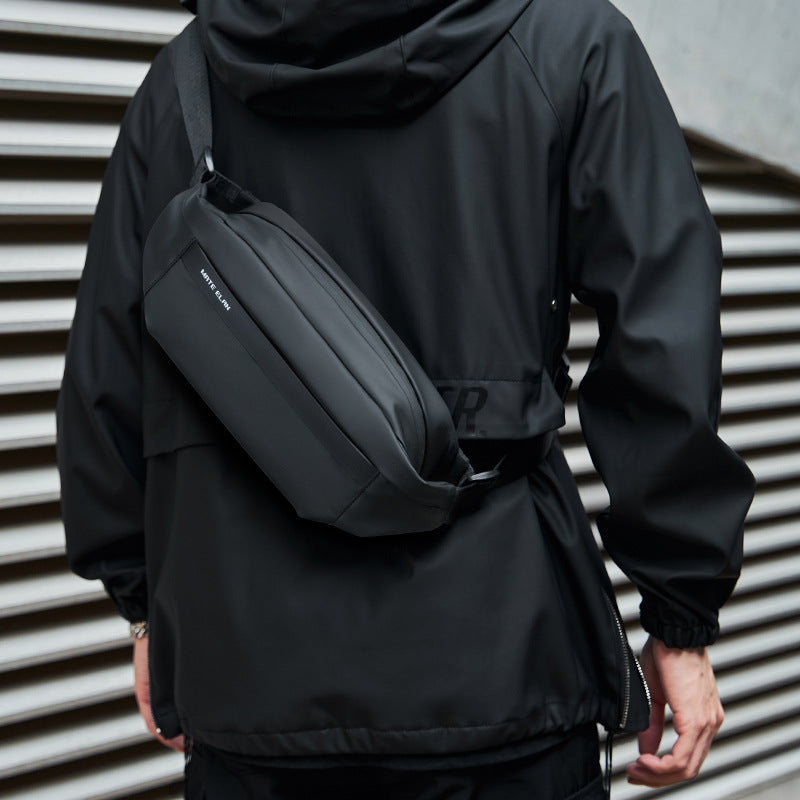 Chest bag men's small shoulder bag multifunctional trendy crossbody bag commuter mailman shoulder bag waist bag backpack - E-Esther Clothing Store