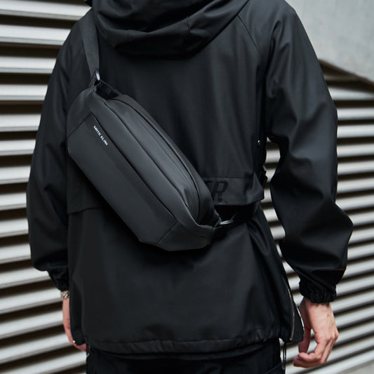 Chest bag men's small shoulder bag multifunctional trendy crossbody bag commuter mailman shoulder bag waist bag backpack - E-Esther Clothing Store