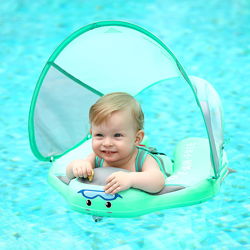 Mambobaby Non - inflatable Baby Swim Float, Foot Cushion, Seat, Fun Swimming Toys, Gift for Boys and Girls - E-Esther Clothing Store