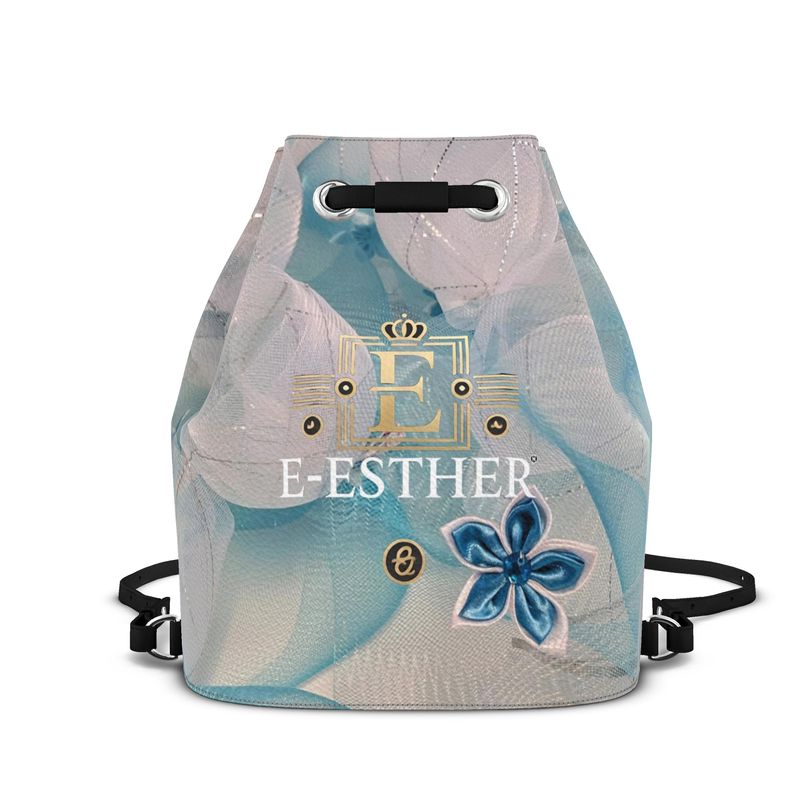 Crystal Blue Bucket Bag - E-Esther Clothing Store