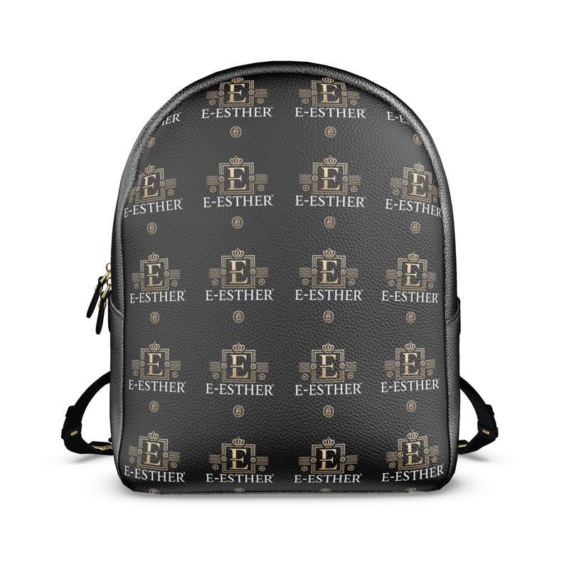 Leather E-Esther Designer Backpack - E-Esther Clothing Store