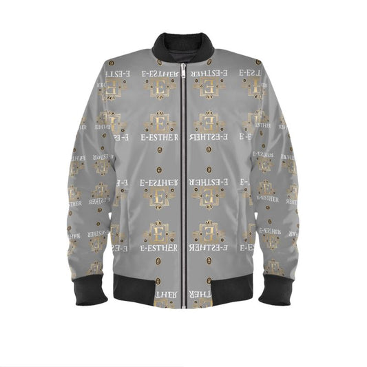 E-Esther Grey Bomber - E-Esther Clothing Store
