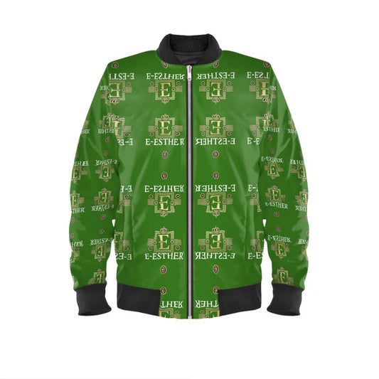 E-Esther Green Bomber - E-Esther Clothing Store