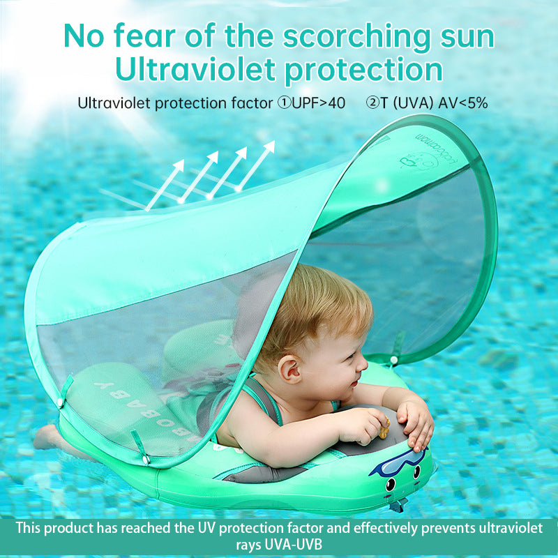 Mambobaby Non - inflatable Baby Swim Float, Foot Cushion, Seat, Fun Swimming Toys, Gift for Boys and Girls - E-Esther Clothing Store