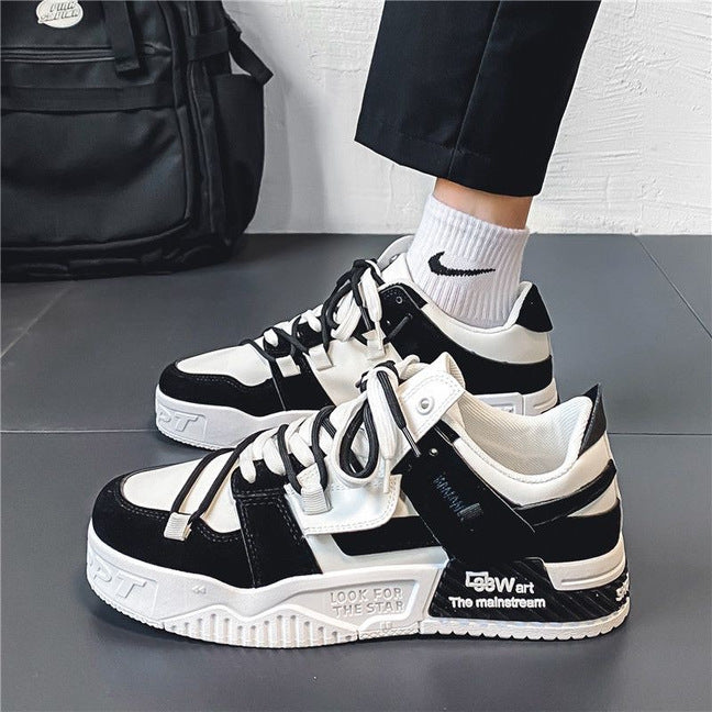 Versatile casual sports shoes for men, original, niche, thick soled panda board shoes for men - E-Esther Clothing Store