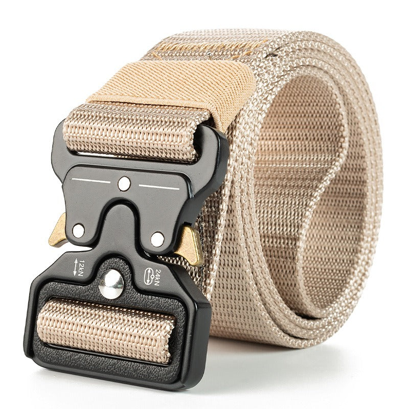 Cobra Tactical Belt Mens Outdoor Nylon Buckle Belt Student Military Training Cargo Pants Belt - E-Esther Clothing Store