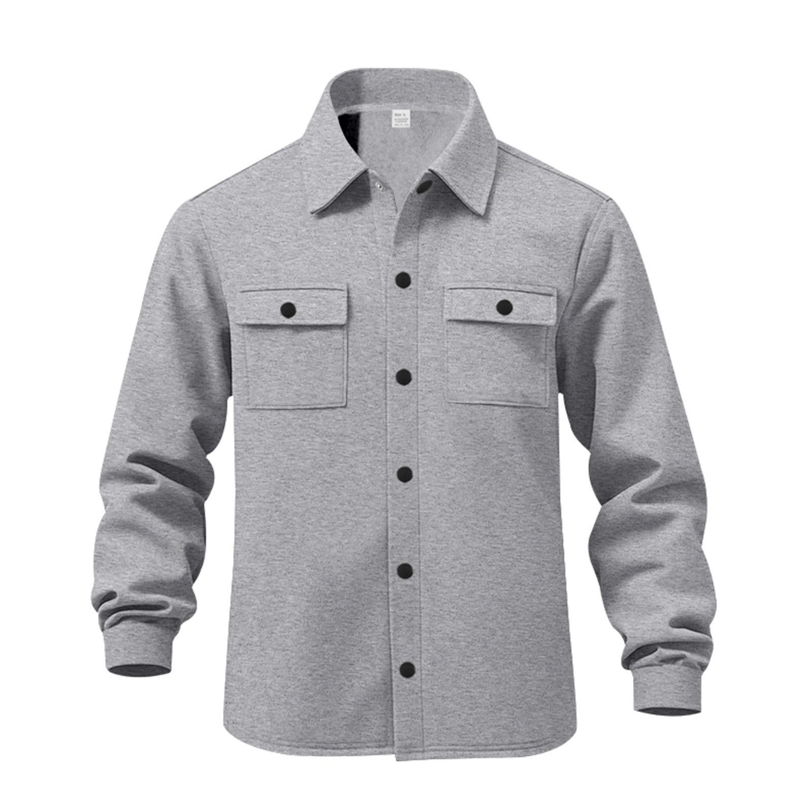 American casual men's single breasted solid color casual jacket jacket for men - E-Esther Clothing Store