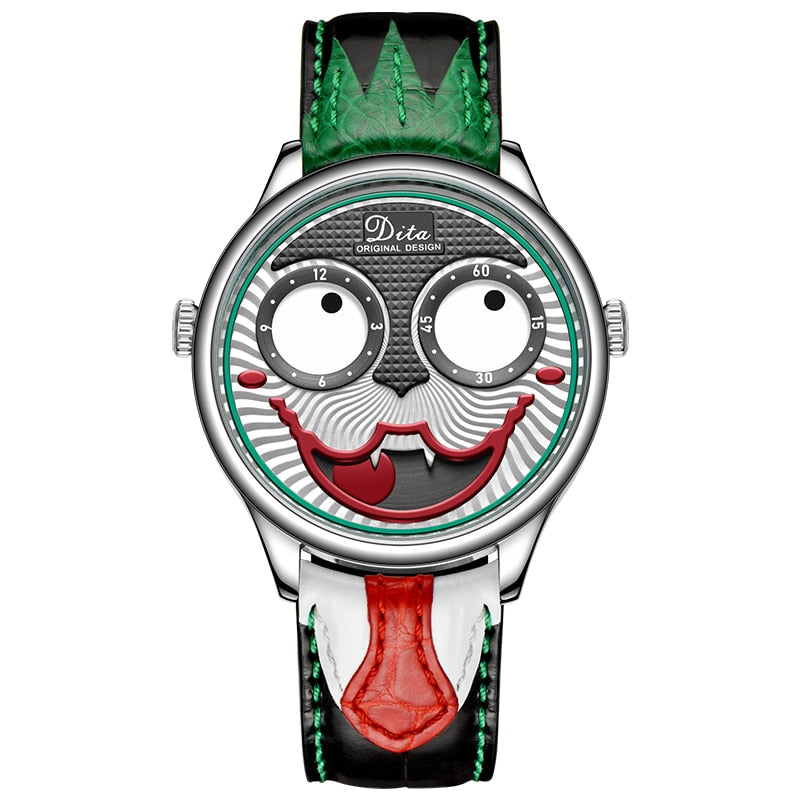 Joker Watch Men Top Brand Luxury Fashion Personality Alloy Quartz Watches Mens Limited Edition Designer Watch - E-Esther Clothing Store