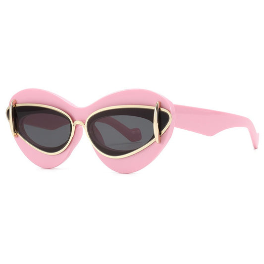 Fashionable cat eye sunglasses with Y2K personality for men and women - E-Esther Clothing Store
