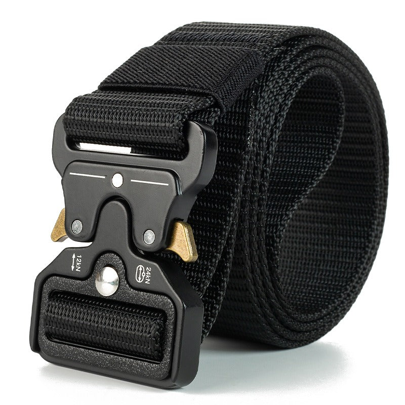 Cobra Tactical Belt Mens Outdoor Nylon Buckle Belt Student Military Training Cargo Pants Belt - E-Esther Clothing Store