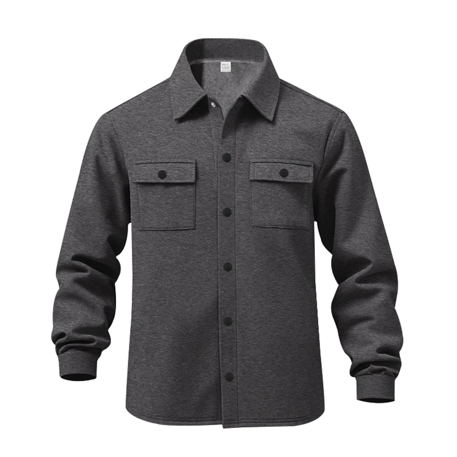 American casual men's single breasted solid color casual jacket jacket for men - E-Esther Clothing Store