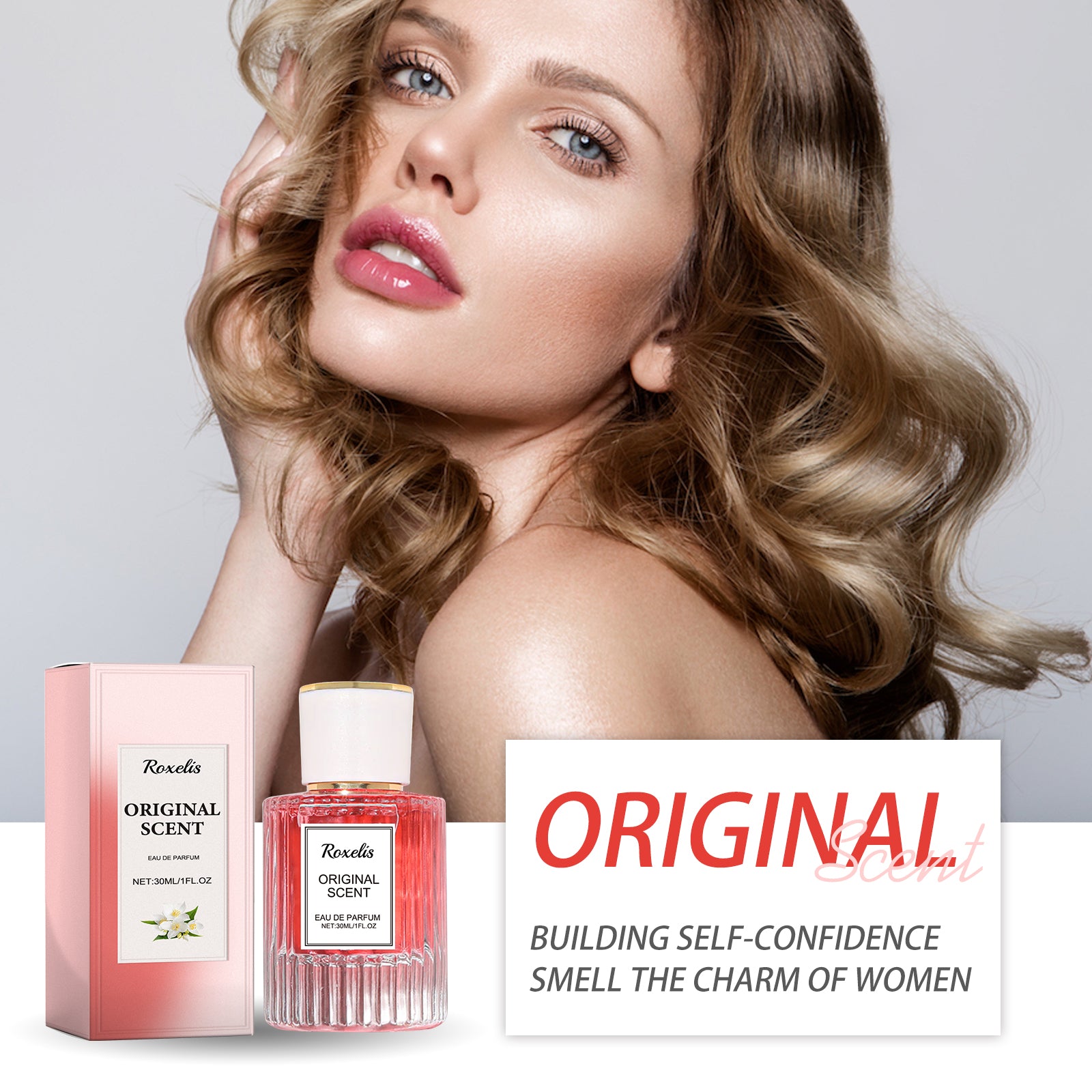 Jasmine Lady Pheromone Perfume, Wrist Behind Ear Neck Natural Long-Lasting Light Fragrance Delicate Elegance Exudes Feminine Charm - E-Esther Clothing Store