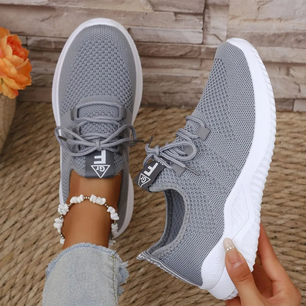 Breathable Mesh Lace Up Athletic - E-Esther Clothing Store