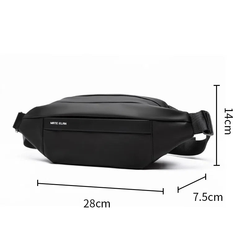 Chest bag men's small shoulder bag multifunctional trendy crossbody bag commuter mailman shoulder bag waist bag backpack - E-Esther Clothing Store