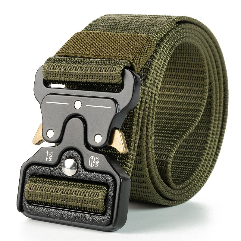 Cobra Tactical Belt Mens Outdoor Nylon Buckle Belt Student Military Training Cargo Pants Belt - E-Esther Clothing Store