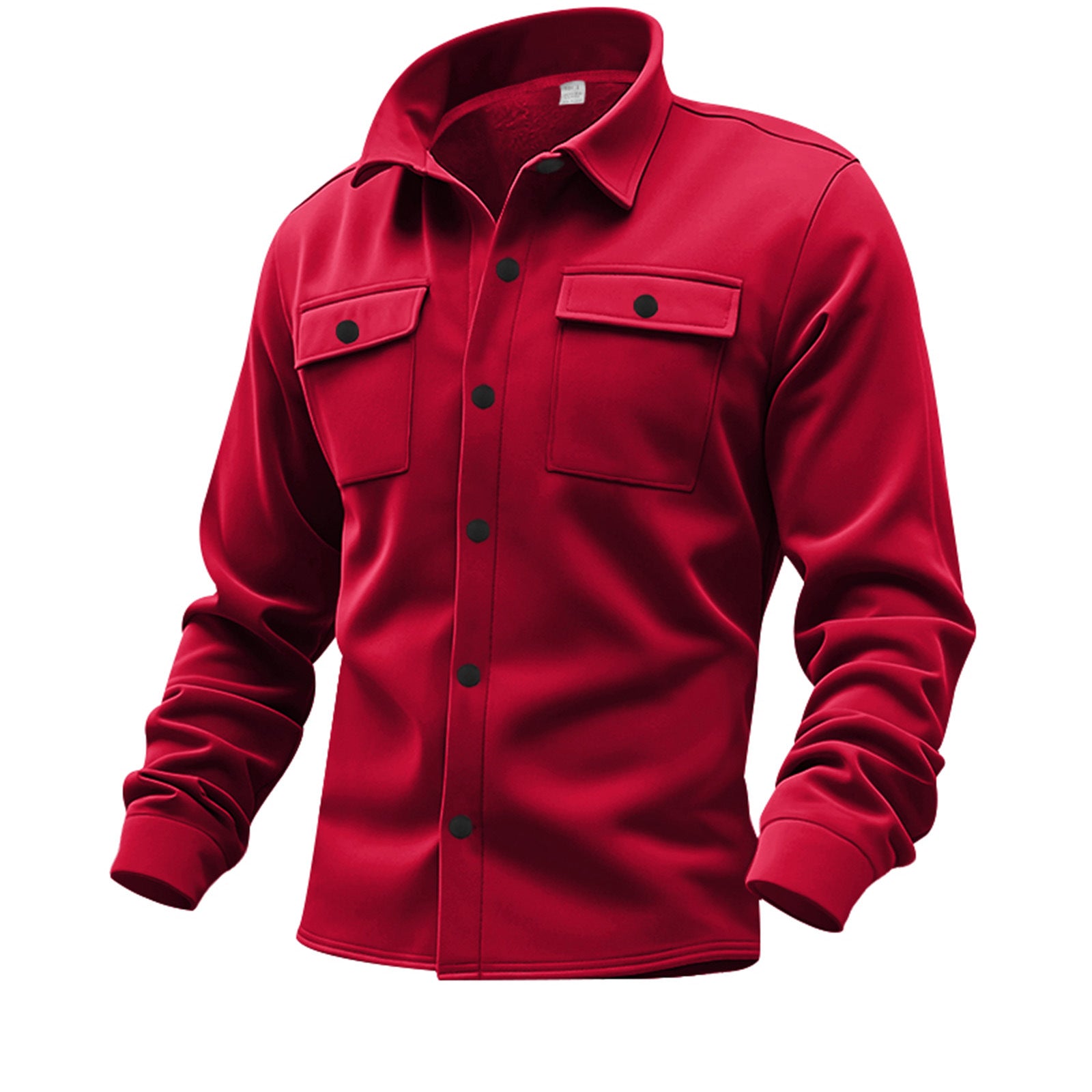 American casual men's single breasted solid color casual jacket jacket for men - E-Esther Clothing Store