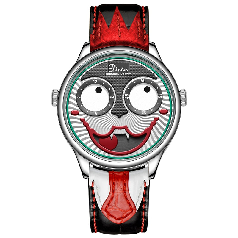 Joker Watch Men Top Brand Luxury Fashion Personality Alloy Quartz Watches Mens Limited Edition Designer Watch - E-Esther Clothing Store