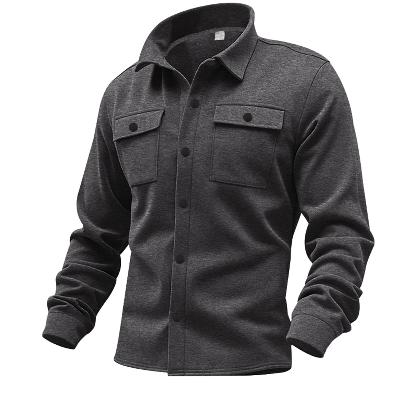 American casual men's single breasted solid color casual jacket jacket for men - E-Esther Clothing Store