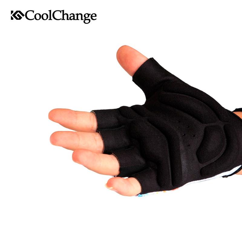 CoolChange Cycling Gloves Half Finger Mens Women's Summer Bicycle Sport Breathable Nylon MTB Bike Guantes Ciclismo - E-Esther Clothing Store