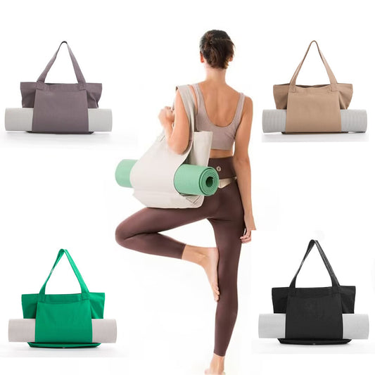 Yoga Pilates Mat Bag Canvas Handbag Outdoor Exercise Equipment Travel Yoga Mat Shoulder Bag - E-Esther Clothing Store