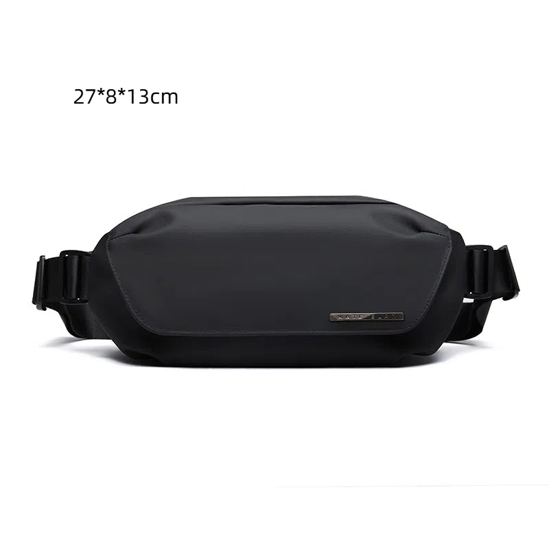 Chest bag men's small shoulder bag multifunctional trendy crossbody bag commuter mailman shoulder bag waist bag backpack - E-Esther Clothing Store