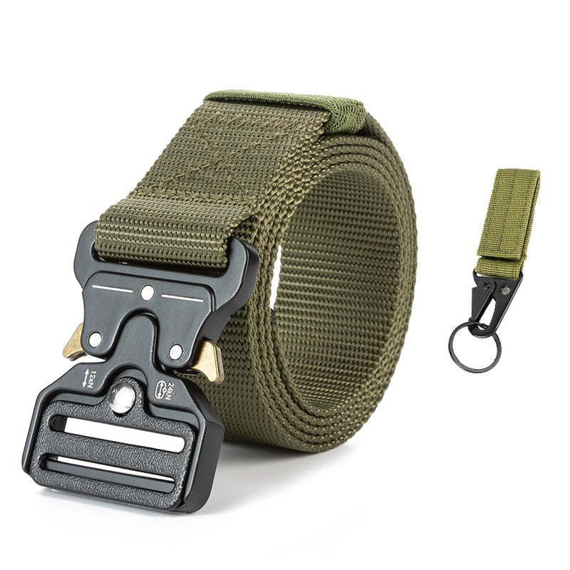 Cobra Tactical Belt Mens Outdoor Nylon Buckle Belt Student Military Training Cargo Pants Belt - E-Esther Clothing Store