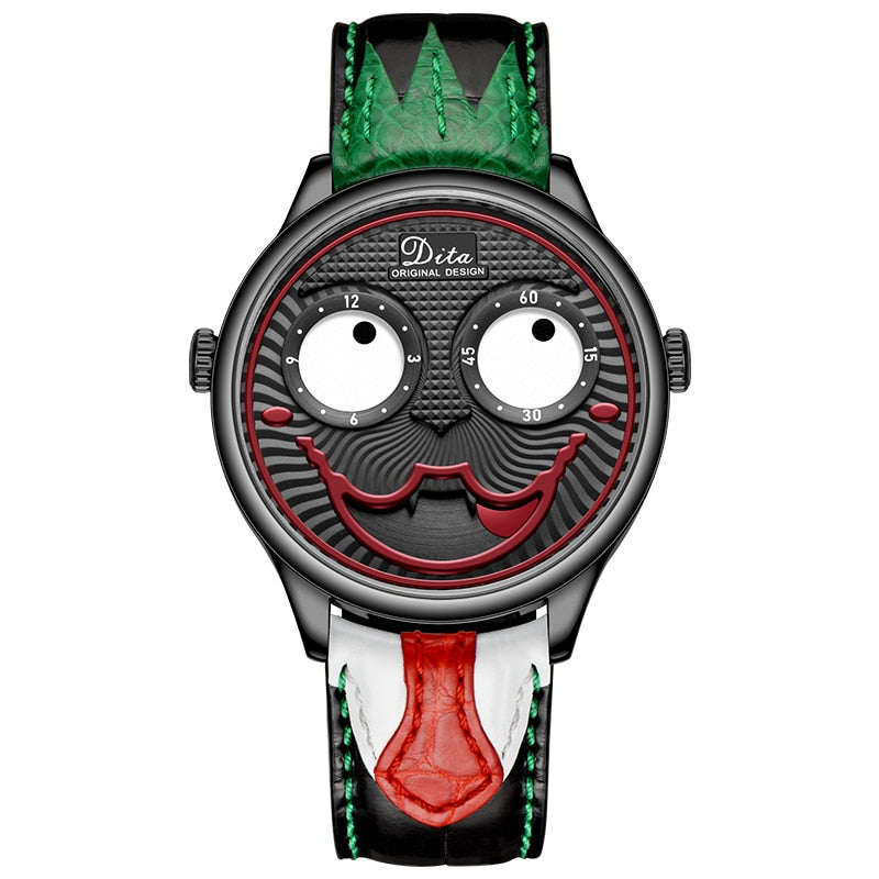 Joker Watch Men Top Brand Luxury Fashion Personality Alloy Quartz Watches Mens Limited Edition Designer Watch - E-Esther Clothing Store
