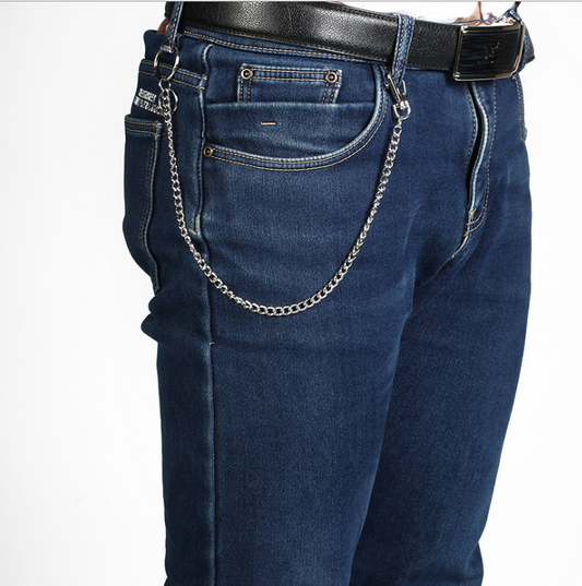 37cm Long Wallet Belt Chain Rock Punk Metal Key chain Gold Silver Keyring Mens HipHop Jewelry - E-Esther Clothing Store