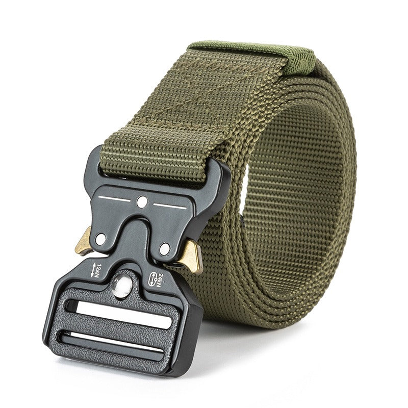 Cobra Tactical Belt Mens Outdoor Nylon Buckle Belt Student Military Training Cargo Pants Belt - E-Esther Clothing Store