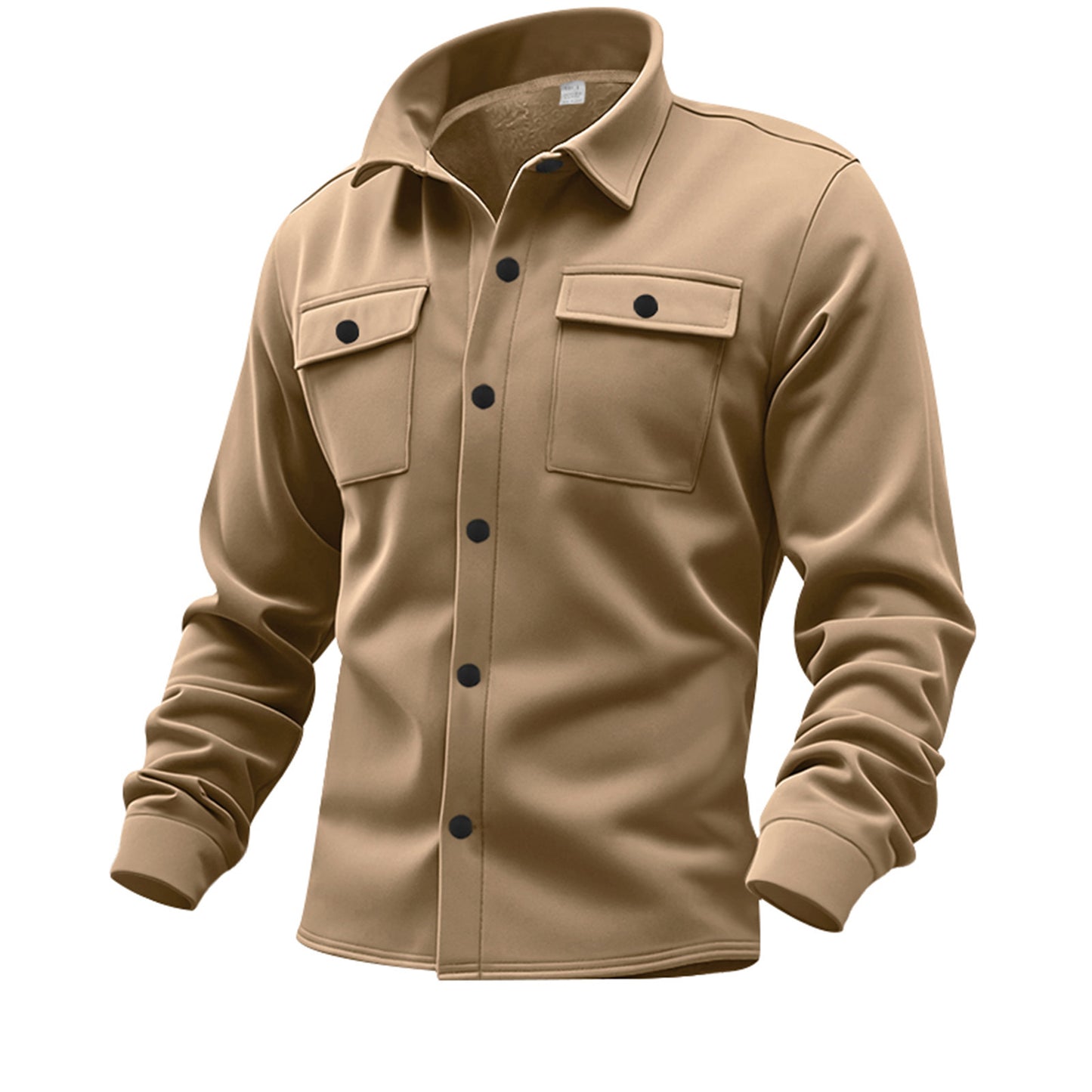 American casual men's single breasted solid color casual jacket jacket for men - E-Esther Clothing Store