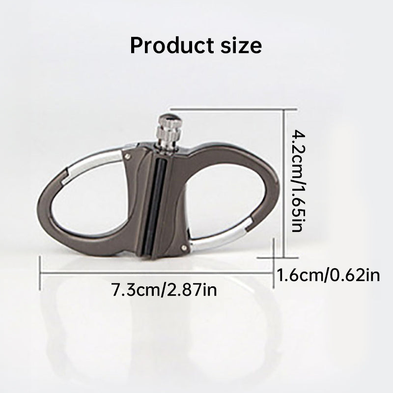 2025 Metal Keychain Lighter, ignite, waterproof, black - E-Esther Clothing Store