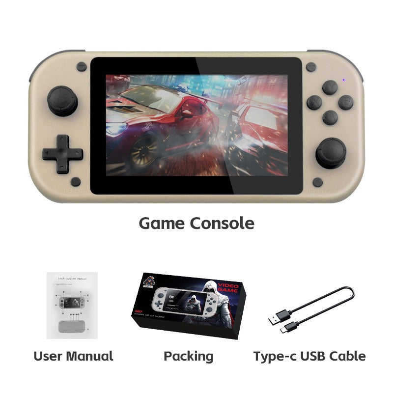 M17 handheld game console 3D home TV game console PSP arcade 4K HD PS1 handheld console - E-Esther Clothing Store
