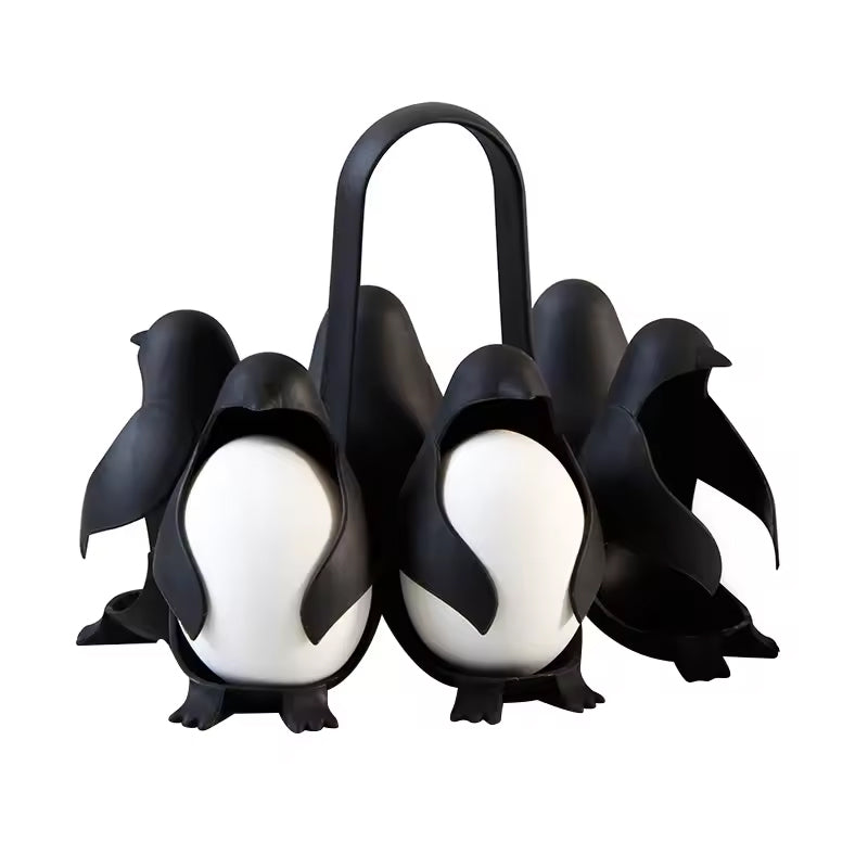 Penguin - Shaped Egg Cooker Multifunctional Egg Cooker & Fridge Storage Holder - E-Esther Clothing Store