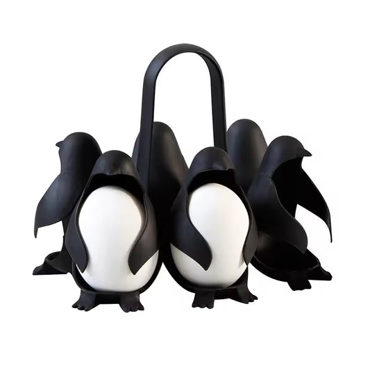 Penguin - Shaped Egg Cooker Multifunctional Egg Cooker & Fridge Storage Holder - E-Esther Clothing Store