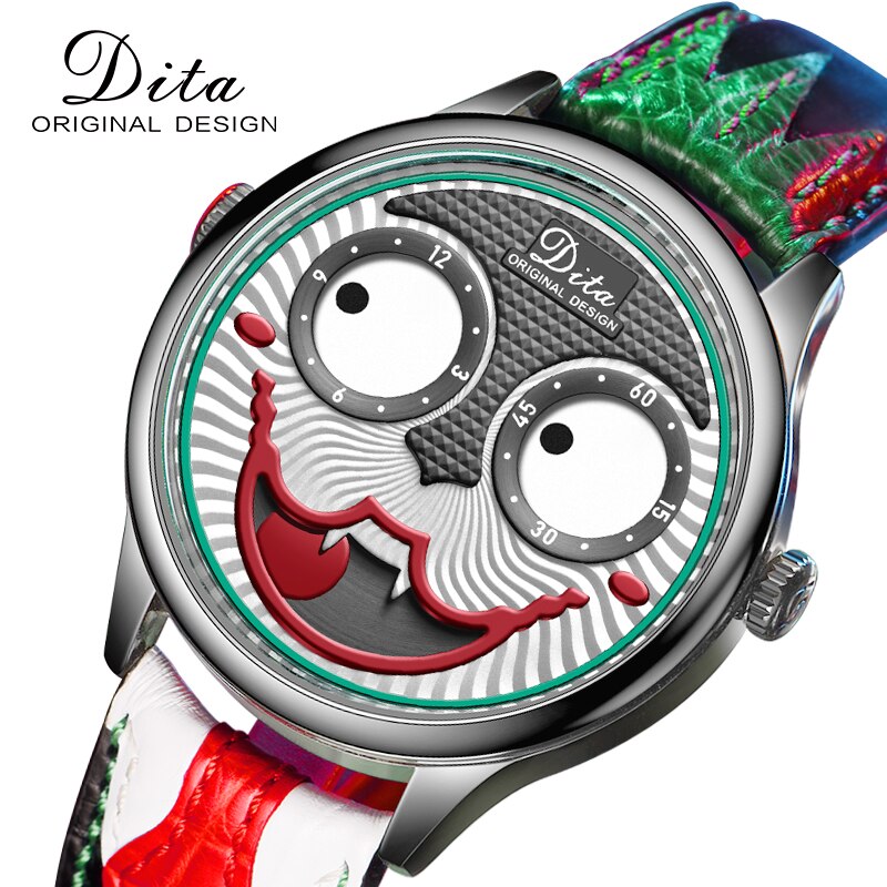 Joker Watch Men Top Brand Luxury Fashion Personality Alloy Quartz Watches Mens Limited Edition Designer Watch - E-Esther Clothing Store