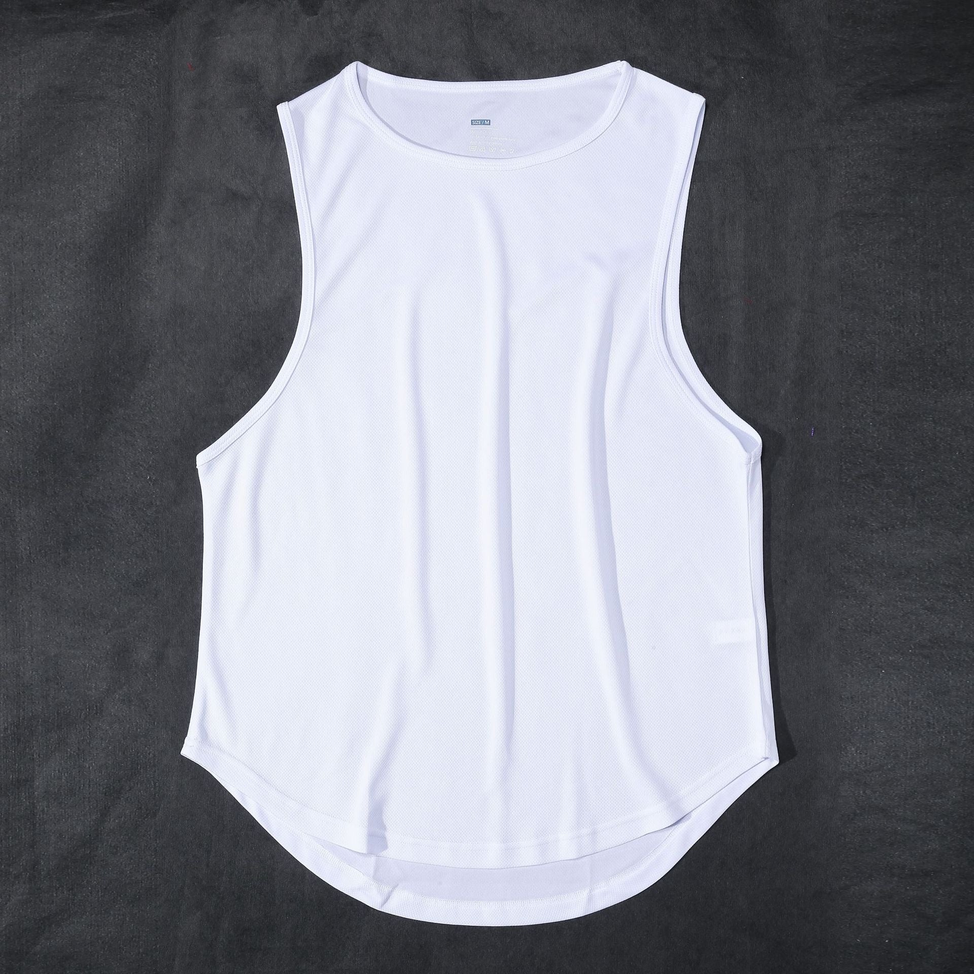 Summer Marathon Quick Dried Sports Tank Top Mens Sleeveless Canister Running Training Basketball Loose Fit Tank Top - E-Esther Clothing Store