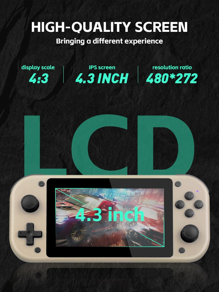 M17 handheld game console 3D home TV game console PSP arcade 4K HD PS1 handheld console - E-Esther Clothing Store