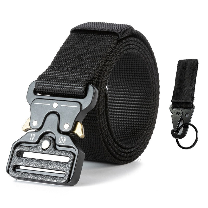 Cobra Tactical Belt Mens Outdoor Nylon Buckle Belt Student Military Training Cargo Pants Belt - E-Esther Clothing Store