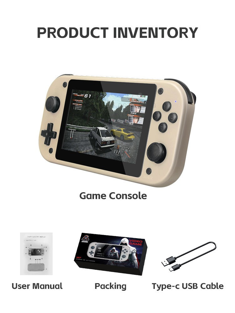 M17 handheld game console 3D home TV game console PSP arcade 4K HD PS1 handheld console - E-Esther Clothing Store
