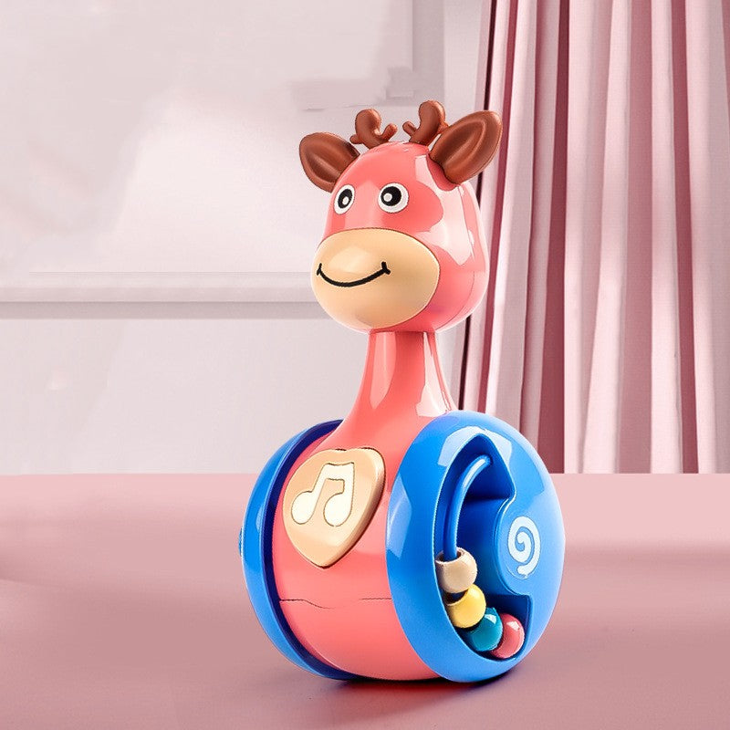 Little Deer Tumbler Children's Puzzle Early Education Toy Baby Soothing and Soothing Cartoon Shaped Cute Dinosaur - E-Esther Clothing Store